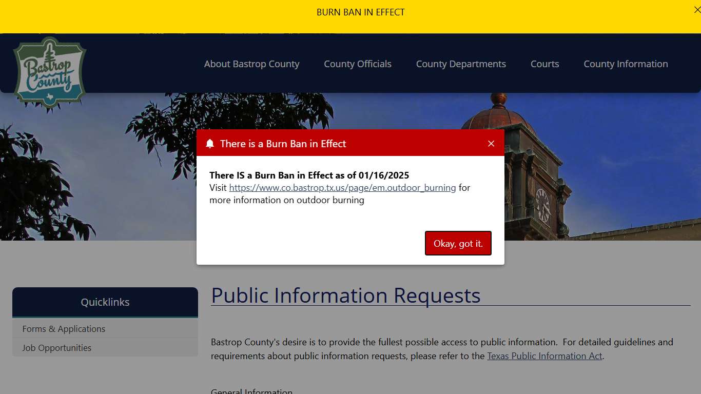 Bastrop County Texas